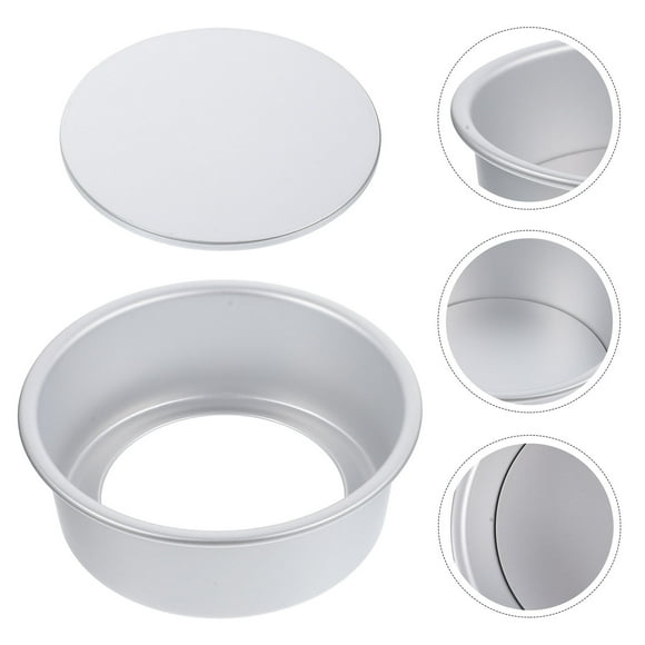 FONDOTIN 2pcs Nonstick Round Baking Tin Aluminium Alloy for Housewarming