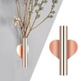 thumbnail image 2 of facefd Vase Mural pour Plantes Vase à Fleurs Support Conteneur Or Rose Cœur, 2 of 8