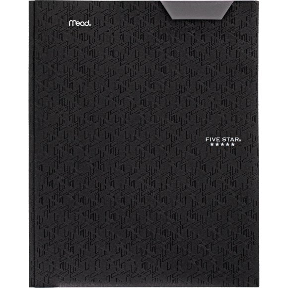 Five Star Advance Durable Poly Pocket & Prongs Stay-Put Folder