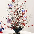 thumbnail image 2 of NORBI Patriotic Artificial Berry Stem Patriotic Artificial Flowers Bouquet Faux Berry 4th of July Floral Picks Bouquet Garland Table Centerpieces Home Decor, 2 of 9