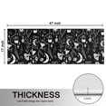 thumbnail image 5 of Kitchen Rugs Sets Of 2,Black Tarot Moon Moth Pattern Anti Fatigue Kitchen Mat Rugs Non Slip Washable,Decorative Kitchen Floor Mats for Kitchen,Sink,Laundry,17"X47", 5 of 5