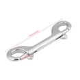 thumbnail image 1 of Double Ended Snap Hook, Yctze Stainless Steel Double Ended Snap Hook Catching Hook Double-Ended Diving Clamp 90 Mm 115 Mm Diving Hook Diving Clamp Double-Ended Hook, 1 of 8