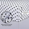 thumbnail image 6 of BNM Soft Deep Pocket 600 Thread Count Cotton Blend Polka Dot Sheet Set, 6 of 9