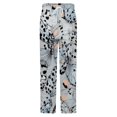 thumbnail image 5 of Blue Butterflies Patterned Background Winter Female Pants Flannel High Waist Women Pants Lady Warm Straight Leg Plush Trousers, 5 of 7