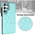 thumbnail image 6 of HCTian Flip Leather Wallet Case for Samsung Galaxy A51 5G Phone Case with PU Kickstand Card Holder Purse for Women Girls,Double Magnetic Clasp Durable Shockproof Protective Cover, 6 of 7