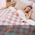 thumbnail image 4 of MEUDYT Electric Heated Blanket for Adult, 50.1"x60.1" Soft Flannel Heating Blanket with 10 Heating Levels & 8 Hours Auto Off，Light Pink, 4 of 8