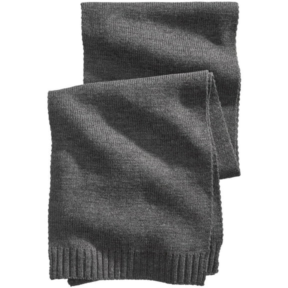 Club Room Mens Solid Scarf, Grey, One Size