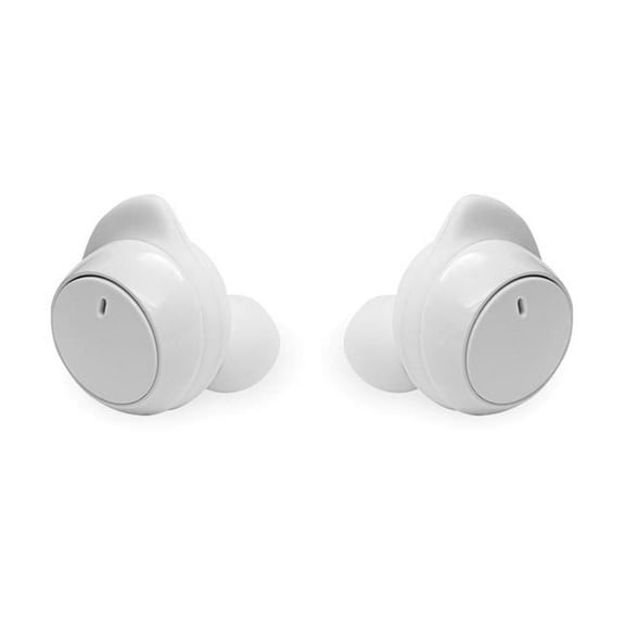 True Wireless Earbuds with Charging Case, White