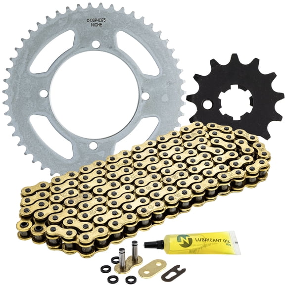 Niche Sprocket Chain Set Kawasaki KX100 KX112 13/51 Tooth 420 X-Ring Front Rear MK1013239