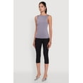 thumbnail image 4 of Womens High Neck Shelf Bra Tank Top, 4 of 5