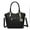 Black, variant on Hazel Vegan Leather Women's Tote Bag, Functional Shoulder Purse Handbag by Mia K - Fuchsia