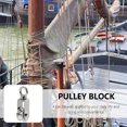 thumbnail image 3 of Eease Pulley Load Bearing Pulley Single Pulley Block Stainless Steel Fixing Pulley Replacement,3.35"X1.26"X1.26", 3 of 10
