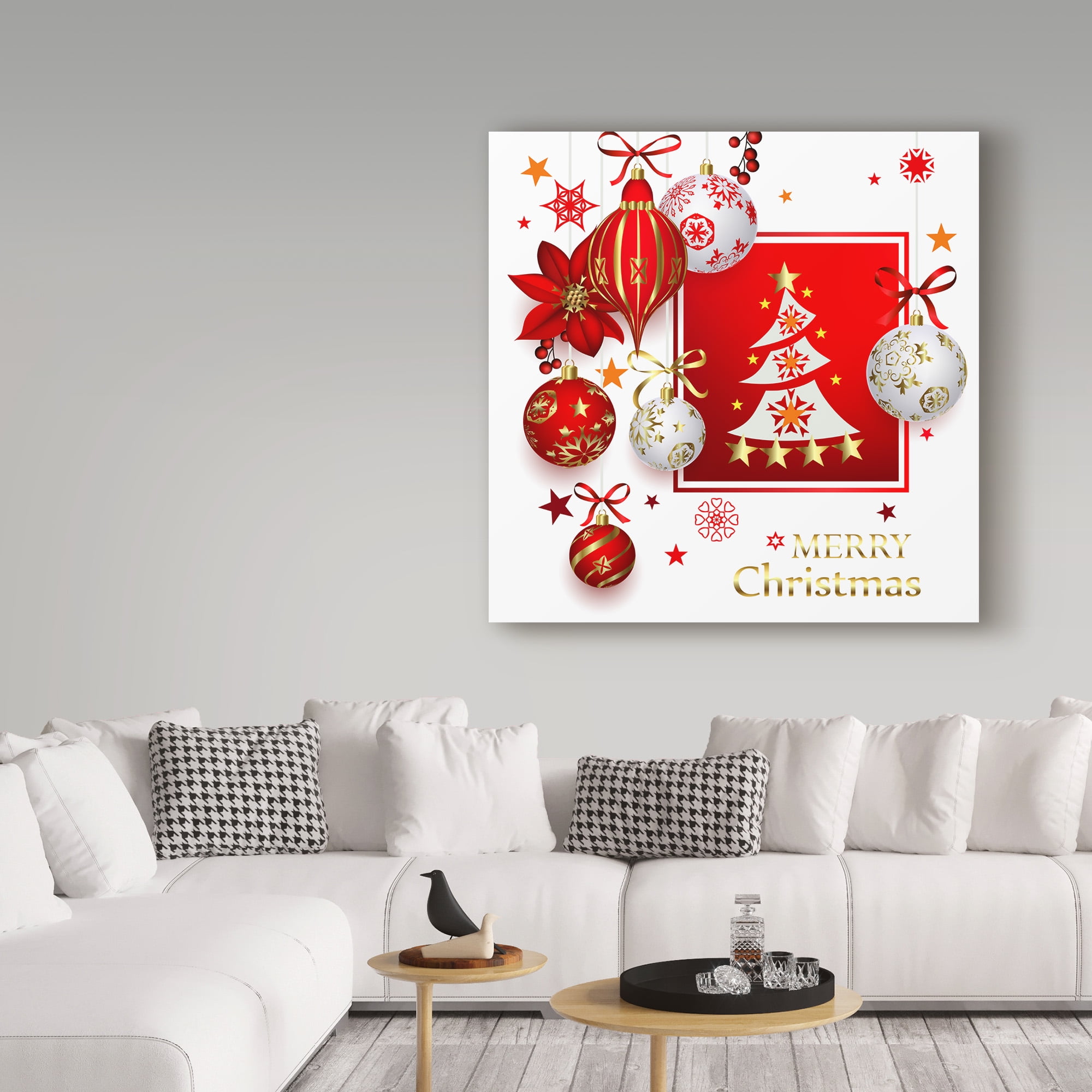 Trademark Fine Art 'Christmas Bright Composition' Canvas Art by Maria Rytova