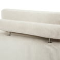 thumbnail image 6 of DREAMSIDEA Oversized Chaise Lounge for Living Room Modern Corduroy Sofa with Right Armrest Indoor Lounge Chair,Beige, 6 of 9