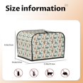 thumbnail image 5 of Honeii Summer Dinosaur Print 4 slice Toaster Cover, Two Slice Toaster Dust-proof Cover For Kitchen Small Appliance and Fingerprint Protection, 5 of 7