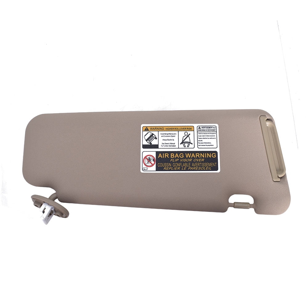 Left Driver Side Sun Visor Compatible With Toyota Highlander 2008 2009 2010 2012 2013 With 