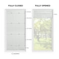 thumbnail image 5 of Chicology Cordless Light Filtering Fabric Roman Window Shade, Grey 48" x 64", 5 of 7