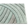 thumbnail image 5 of Well Woven Tilly Light Blue Geometric Stripes Thick Soft Plush 3D Textured Shag Area Rug, 5 of 6