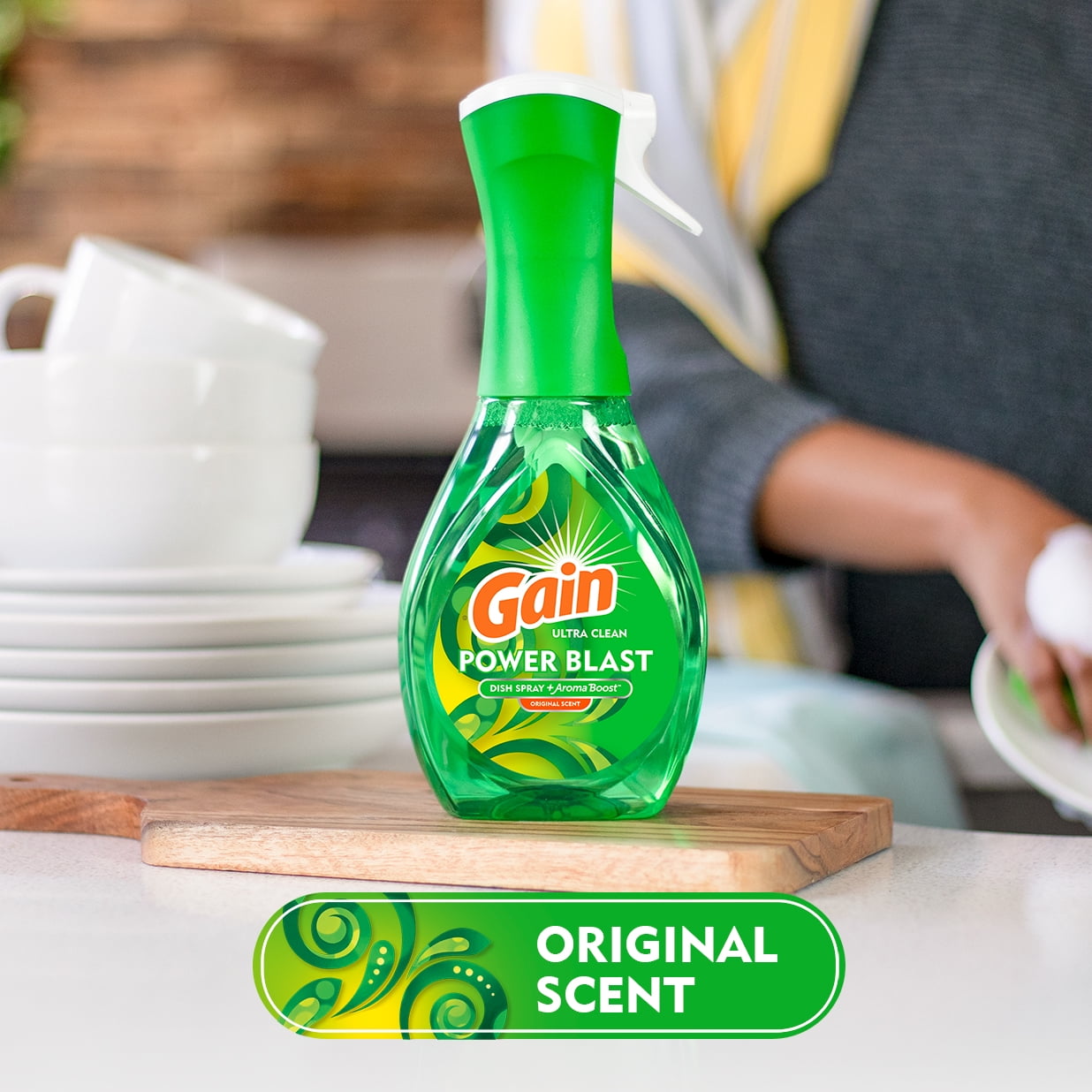 Buy Gain Spray Dish Soap, 16 Fluid Ounce, 1 Spray and 3 Refills Online at Lowest Price in Ubuy