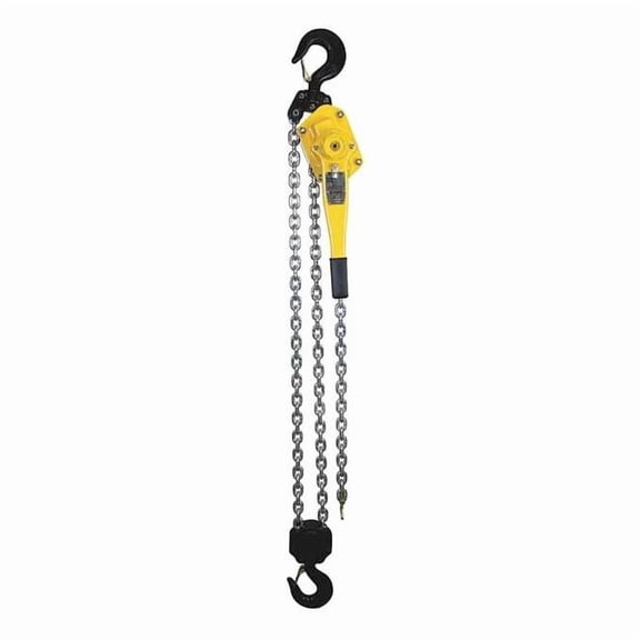 Lever Chain Hoist, 12,000 lb, 10 ft, Hook Mounted - No Trolley