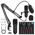 thumbnail image 1 of Professional Audio Recording Kit with Studio Quality Condenser Microphone, 1 of 2