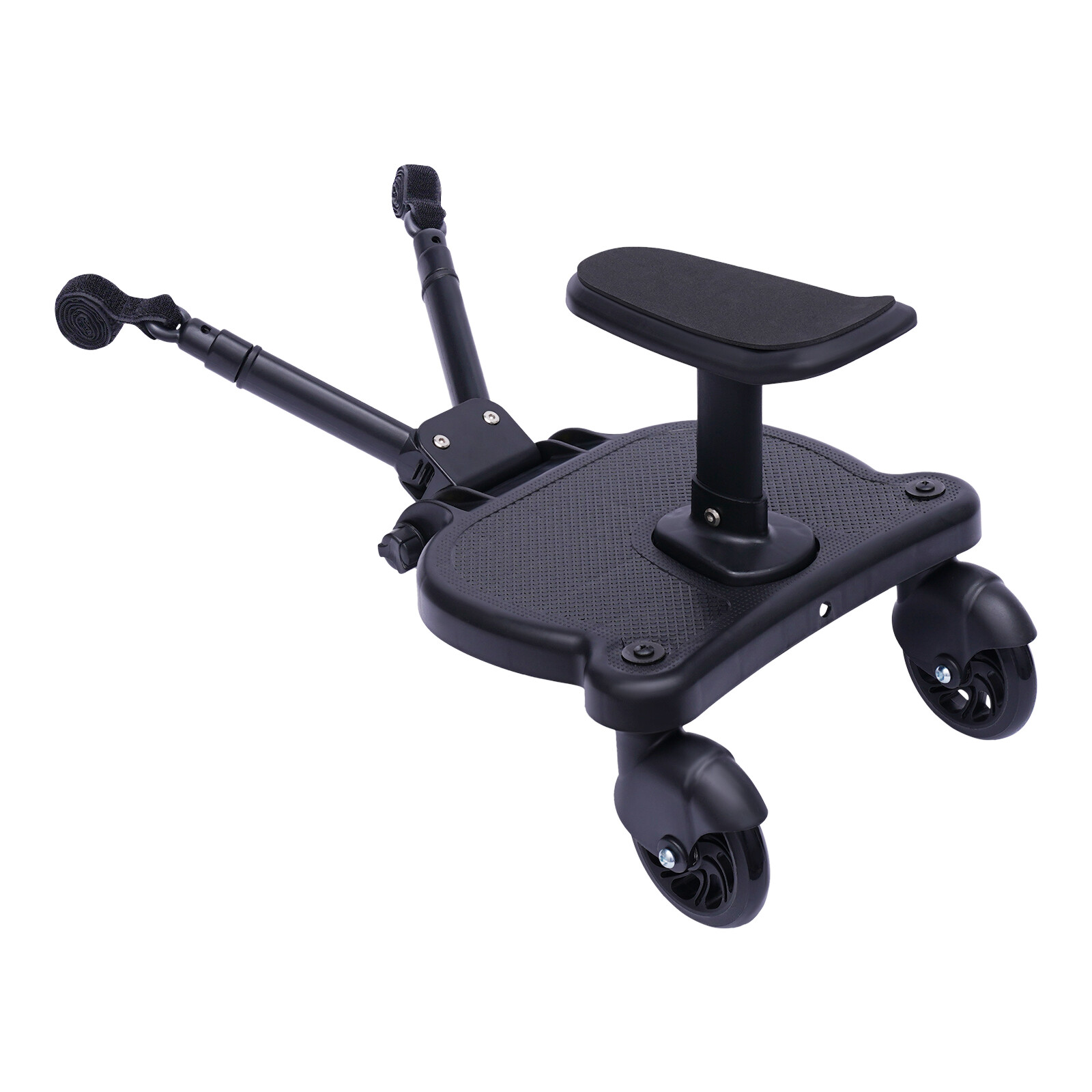 Universal 2 in 1 Stroller Ride Board w/ Detachable Seat, Stroller Glider board
