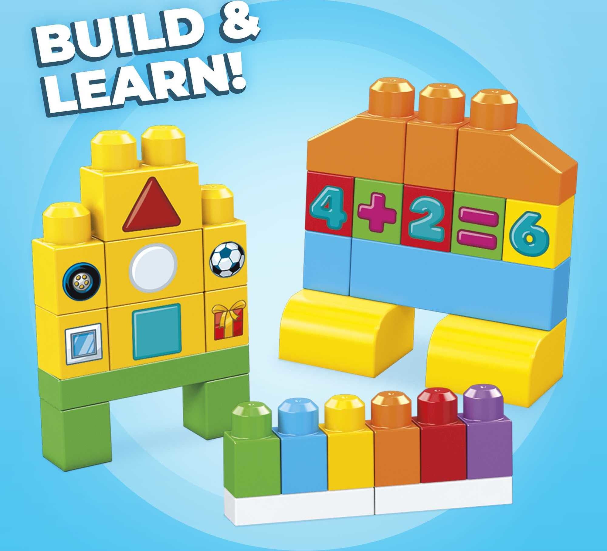 Mega Bloks Toy Blocks Build & Learn Eco House With 4 Figures