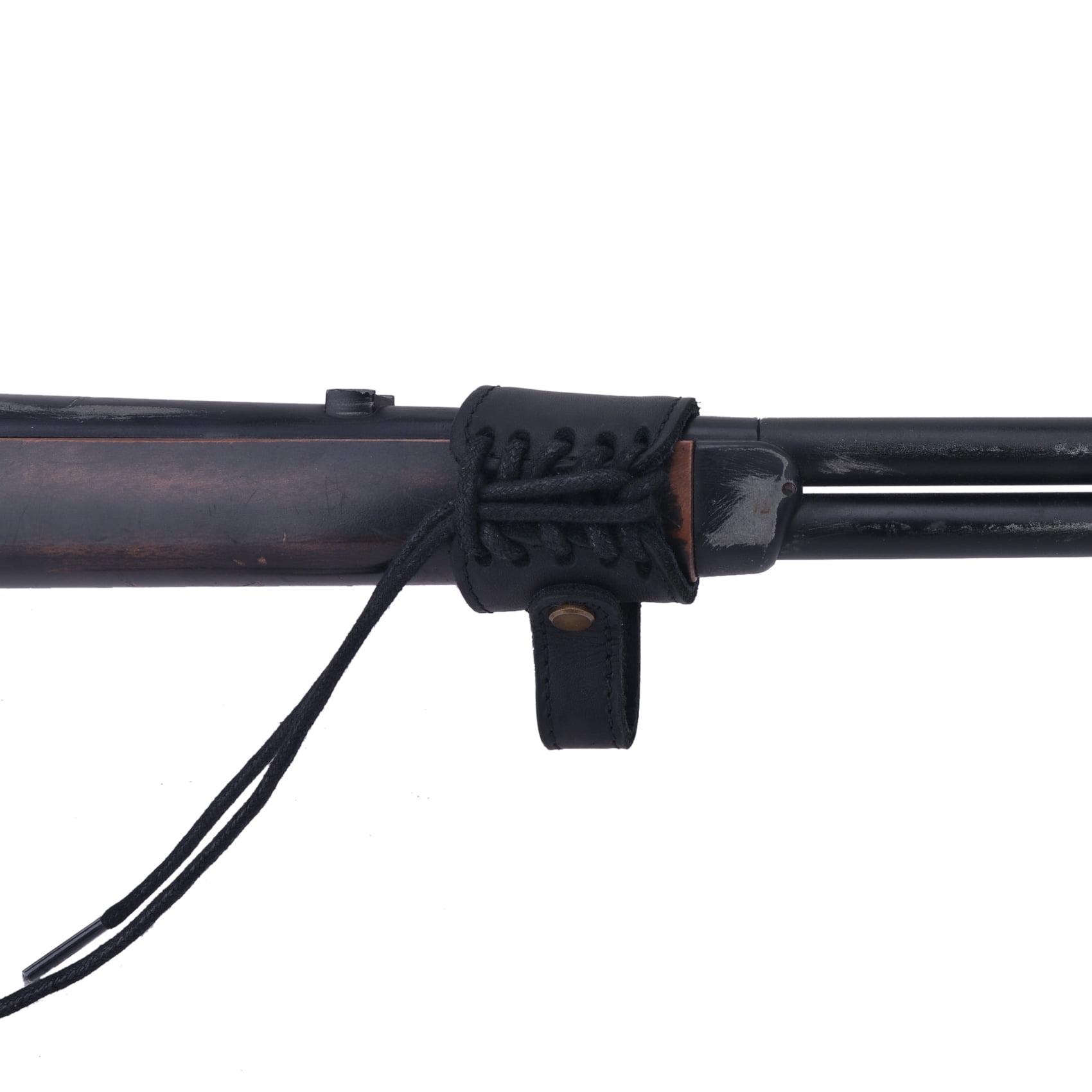 Leather Gun Sling Barrel Mount Gun Holster for Not Drilling Wood of Your Gun