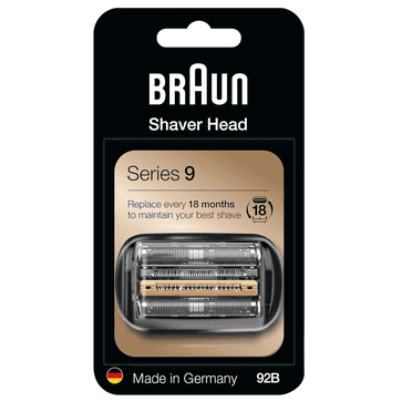 92B Replacement Shaver Head Compatible with Braun Series 9 Men's Electric Shaver Replacement Head Foil and Cutter Cassette