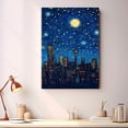 thumbnail image 2 of Johannesburg Travel Canvas Art Print, South Africa Wall Canvas Starry Night, Johannesburg Canvas Painting decorSouth Africa Travel Picture -97AZ651, 2 of 2