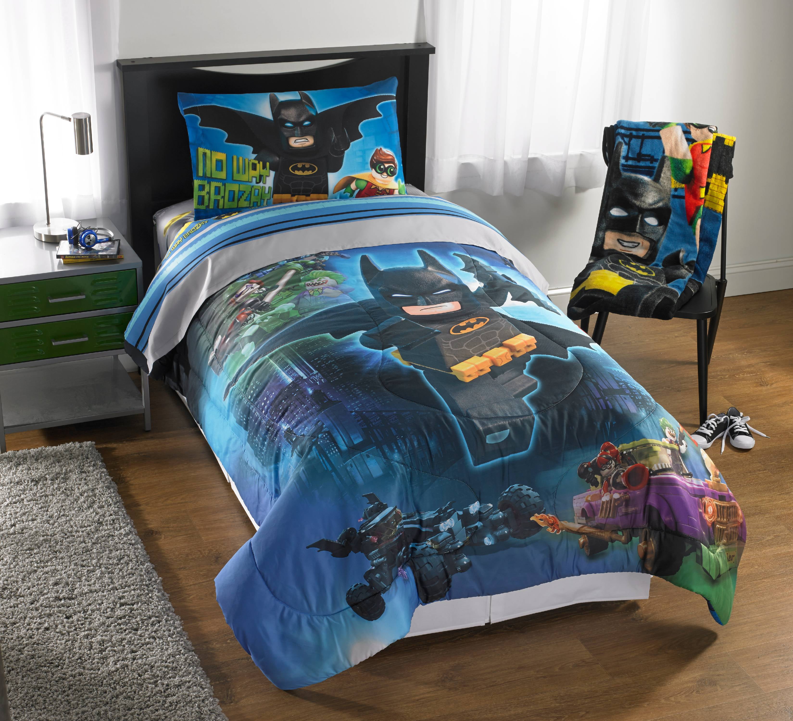 Warner Brothers Batman Lego No Way Brozay Bedding Sheet Set Walmart