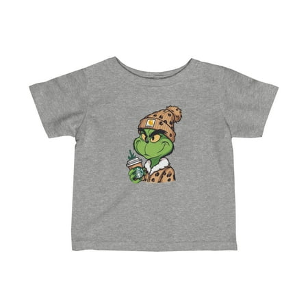 

Christmas themed Grinch winter tis the season xmas Infant tshirt