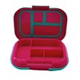 thumbnail image 3 of Sealed Lunch Containers Fruits Container 4 Compartments for Container lunch Storage Container lunch box Home Work Travel Red, 3 of 9