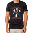 thumbnail image 2 of Fourth Of July Men's Star-Spangled Uncle Sam Parody Funny Short-Sleeve T-Shirt, 2 of 5