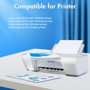 Compatible for HP 218X 218A Toner Cartridges 4 Pack 3301fdw with chip 218X 218A Color 3301fdw 3301cdw 3201dw MFP 3301sdw Printer High Yield Ink Set W2180A W2180X (Black Cyan Yellow Magenta)