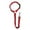 Rouge, variante sur Laisse pour Chien Style Fort 6 Pieds Laisses pour Chiens de Taille Moyenne Laisse pour Chien 2 Poignées Aide Voiture Ceinture de Traction Anneau Circulaire Bande Réfléchissante Élastique et Rétractable