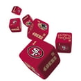 thumbnail image 3 of MasterPieces Officially Licensed NFL San Francisco 49ers - 6 Piece D6 Gaming Dice Set Ages 6 and Up, 3 of 3