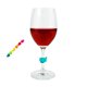 thumbnail image 3 of Juego de 6 marcadores de vidrio con dijes de vino de silicona Guppy That, 3 of 4