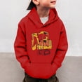 thumbnail image 2 of Utlike Boys Hoodies Sweatshirt Cars Print Long Sleeve Hooded Pullover Toddler Kids Winter Warm Hoodies Basic Top For Kids Size 5 Years-6 Years, 2 of 5