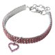 thumbnail image 2 of Lindo perro mascota cristal Bling collar cachorro cadena collares Zulema Collar de aleación de cristal, 2 of 8