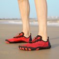 thumbnail image 2 of GrmtClth Mens Womens Athletic Cross Training Barefoot Sneakers Zero Drop Wide Toe Box Minimalist Shoes, Flexible Trail Hiking Walking Running Lightweight Trainers Orange (US/8), 2 of 4