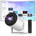thumbnail image 1 of Proyector 4K Bluetooth 5.1 WiFi 6 Portátil con 200 ANSI y Sistema Incorporado Compatible con USB y H, 1 of 9