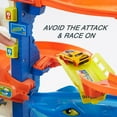 thumbnail image 6 of Hot Wheels City Attacking Shark Escape Playset with 1 Toy Car in 1:64 Scale, Length 21.3 in, 6 of 7