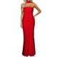 thumbnail image 1 of Vestido largo elegante y ajustado para mujer - Vestido largo de fiesta con cuello en V para invitadas a bodas y cócteles, 1 of 6