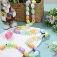thumbnail image 5 of Easter Egg Garland - Colorful Spotted Foam Egg Vine, DIY Easter Decorations for Home, Party, Fireplace or Mantel, Festive Spring Egg Garland for Indoor/Outdoor Holiday Decor, 59.06in, Multicolor, 5 of 8