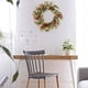 thumbnail image 3 of Bienvenido Corona artificial para puerta, decoración frontal, puerta de corona navideña para interiores y exteriores, decoración navideña ideal para tiendas, oficinas, árbol de Navidad, 3 of 5