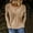Khaki, variant on winter coats for women Women's Fashion Casual Slim Fit Long Sleeve Stripe V-neck Knitted Sweater Tops coat for women Khaki + 3XL
