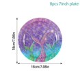 Mermaid Party Decorations Supplies Mermaid Disposable Plates Cup Napkins Set for Girls Baby