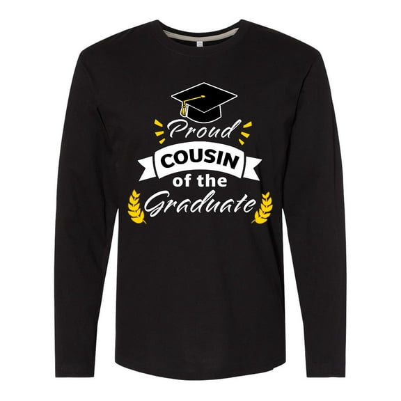 Inktastic Family Graduation-Proud Cousin Of The Graduate Long Sleeve T-Shirt