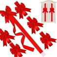 thumbnail image 1 of Guardoinrt Infuse Kitchen With Christmas Spirit With Cabinet Bows Easy To Clean And Maintain Cabinet Bows For Kitchen Christmas red 6pcs, 1 of 6